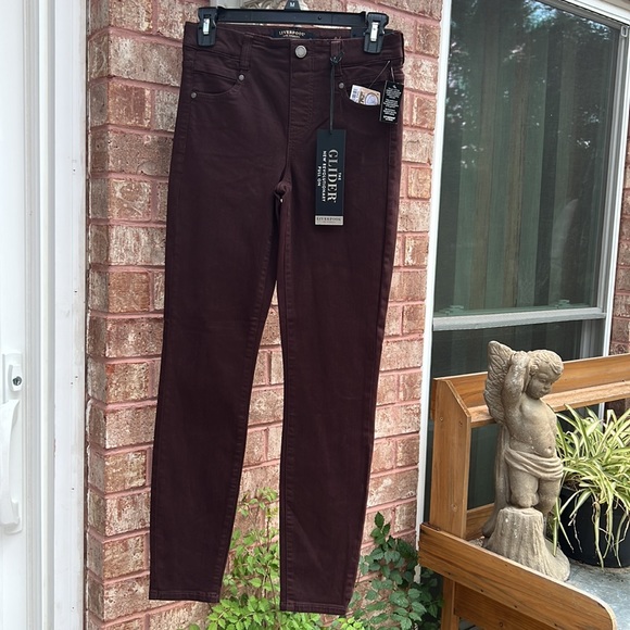 NWT Liverpool the Glider revolutionary Pull on Jeans Chocolate Size 0 - Picture 2 of 15